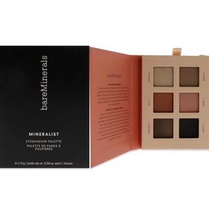Bareminerals 6 Color Eyeshadow Palette In “Burnished “ 0.04 oz/13g NEW